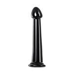 Нереалистичный фаллоимитатор Jelly Dildo M Toyfa Basic, TPE, черный, 18 см