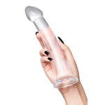 Нереалистичный фаллоимитатор Jelly Dildo XL Toyfa Basic, TPE, прозрачный, 22 см