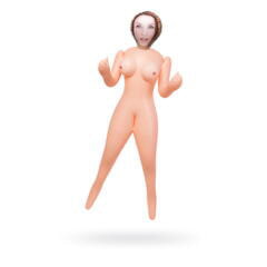 Кукла надувная Dolls-X by TOYFA Cassandra, брюнетка, с двумя отверстиями, 160 см