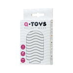 Мастурбатор TOYFA A-Toys Pocket Wavy, TPR, белый, 7,8 см