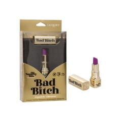 Перезарежаемый миниатюрный вибромассажер в виде помады Naughty Bits Bad Bitch Lipstick