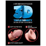 Фаллоимитатор на присоске King Cock Plus 8 Triple Density Cock - Flesh