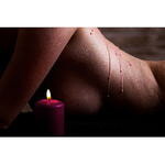 Восковая BDSM-свеча  Wax Play с ароматом розы