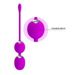 Baile Pretty Love Willie Вагинальные виброшарики на сцепке на пульте ДУ