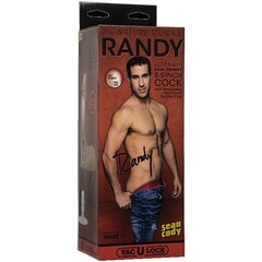 Фаллоимитатор с мошонкой на присоске Signature Cocks - Randy
