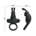 Эрекционное виброкольцо Vibrant Penis Ring I с клиторальным кроликом