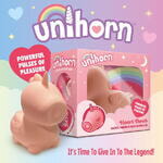 Вибромассажер Unihorn - Heart Throb с режимом пульсации, светло-розовый