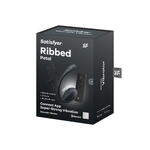 Виброяйцо Satisfyer Ribbed Petal с пультом ДУ, черное, 7,8 см