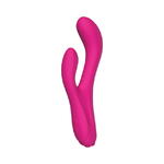 Нереалистичный вибратор LOVENSE Osci 3 G-spot с клиторальным стимулятором, силикон, розовый