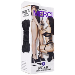 Верёвка для связывания и фиксации MERCI BIND &amp TIE, 9,14 м, чёрная