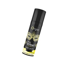 Интимный гель ORGIE Dual Vibe! Lemon Gin And Tonic, водная основа, Джин-тоник и лимон, 15 мл