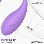 Интерактивное виброяйцо BULBY, сиреневое