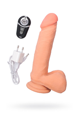 Вибратор с пультом ДУ RealStick Elite Vibro Xander, TPR, телесный, 10 режимов вибрации, 20 см
