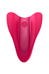 Универсальный вибромассажер Satisfyer High Fly, силикон, красный