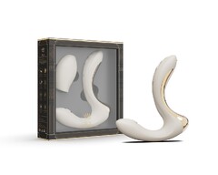 Вибромассажёр зоны G с пульсацией, вакуумной стимуляцией и функцией нагрева TALIS, белый