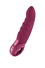 Пульсатор Fun Factory STRONIC Deep, силикон, бордовый, 21 см